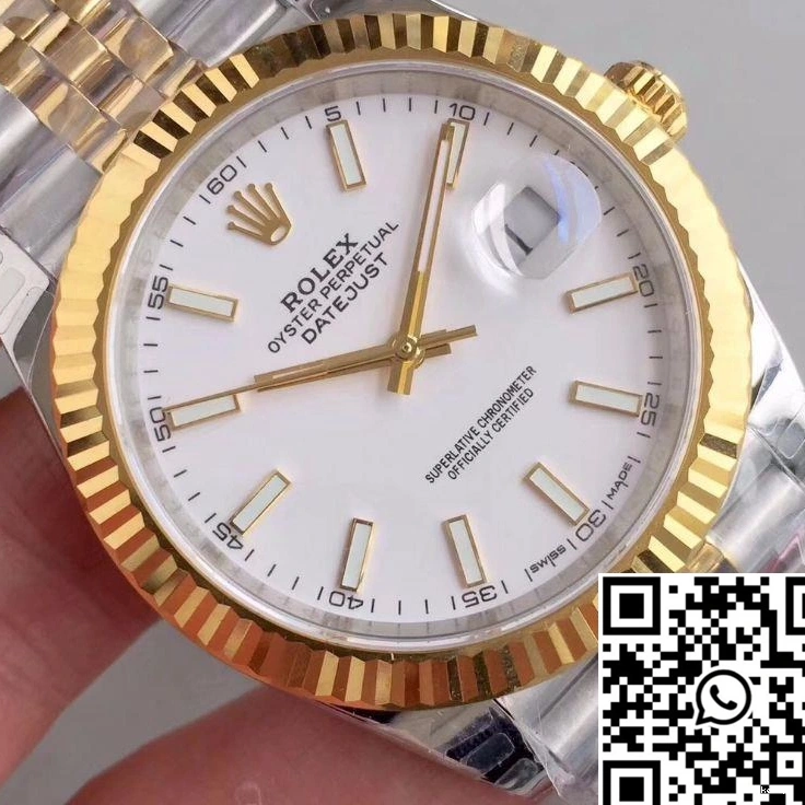 EW Rolex Datejust Factory White Dial M126333-0016 1029